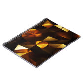Carnet Polygone or : rendu Abstrait 3D (Côté gauche)