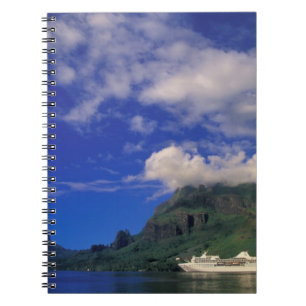 Carnet Polynésie française, Moorea. Cooks Bay. Bateau de 