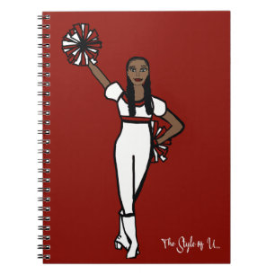 Carnet Pom Dancer Blanc Rouge Accent P