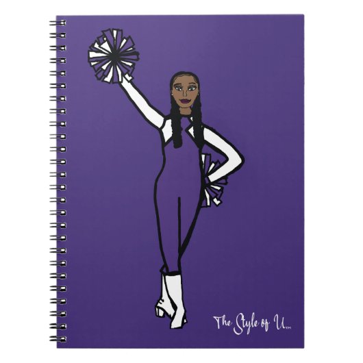 Carnet Pom Dancer Violet Blanc Accent P (Devant)