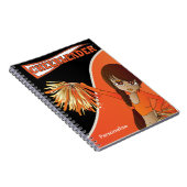 Carnet Pom-pom girl fille mignonne | Nom do-it-yourself | (Côté Droit)