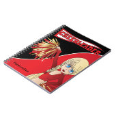 Carnet Pom-pom girl | Nom do-it-yourself | Rouge (Côté gauche)