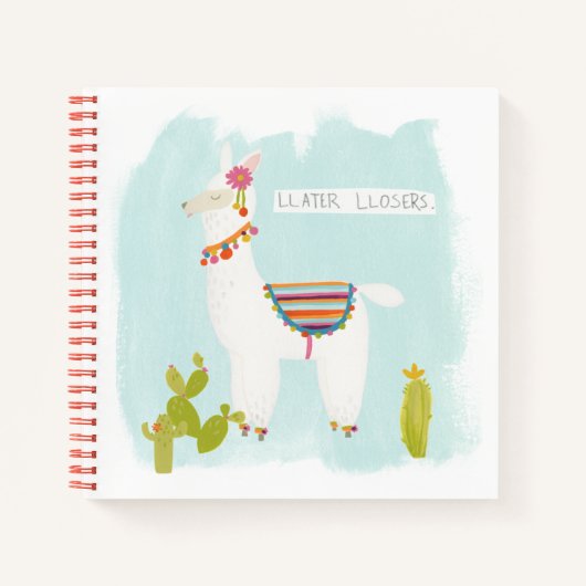 Carnet Pom Pom Llama Rama - Llater Llosers (Devant)