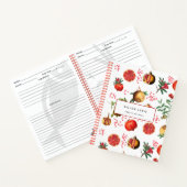 Carnet Pomegranate d'aquarelle Recette de fruits méditerr (Intérieur)