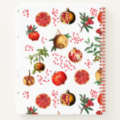Carnet Pomegranate d'aquarelle Recette de fruits méditerr (Dos)