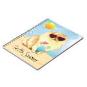 Carnet Pomeranian d'été (Côté gauche)