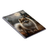 Carnet Pomeranian Halloween Épouvantable (Côté Droit)
