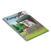 Carnet Pomeranian sur Granite (Pomegranite) Drôle (Côté Droit)