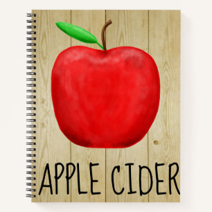 Carnet Pomme rouge Cider
