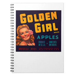 Carnet Pommes de fille d'or