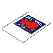 Carnet Pommes de marque rose (Côté gauche)