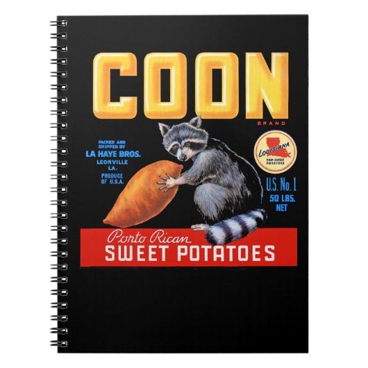 Carnet Pommes de terre sucrées de marque de coton (Devant)