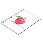 Carnet Pommes rouges (Côté gauche)