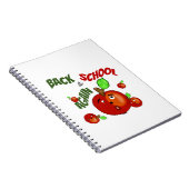 Carnet Pommes rouges de retour à l'école (Côté Droit)