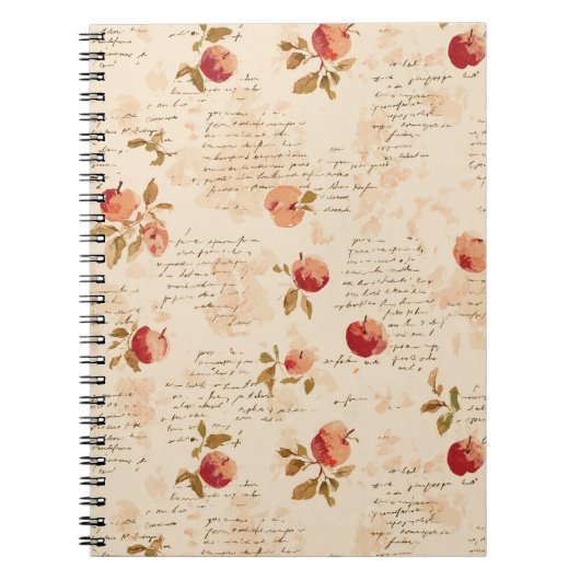 Carnet Pommes rouges françaises (Devant)