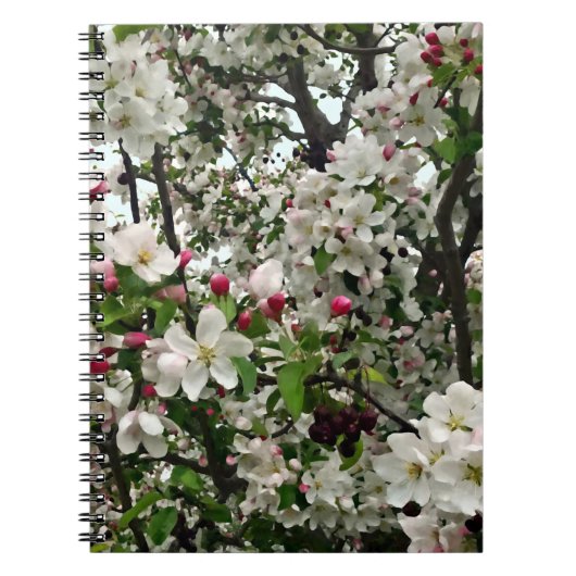 Carnet Pommier en fleurs (Devant)
