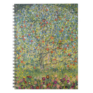 Carnet Pommier par Gustav Klimt, Art Nouveau Vintage