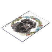 Carnet Pompe festive des germes de Noël de Terre-Neuve (Côté gauche)