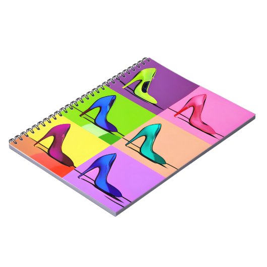 Carnet Pompes de Stiletto, Poster d'Art à talons hauts (Côté gauche)