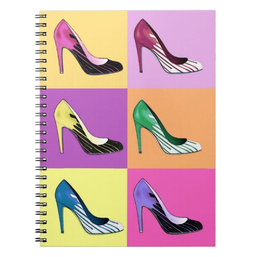 Carnet Pompes Stiletto Pop Art / Chaussures / talons haut (Devant)