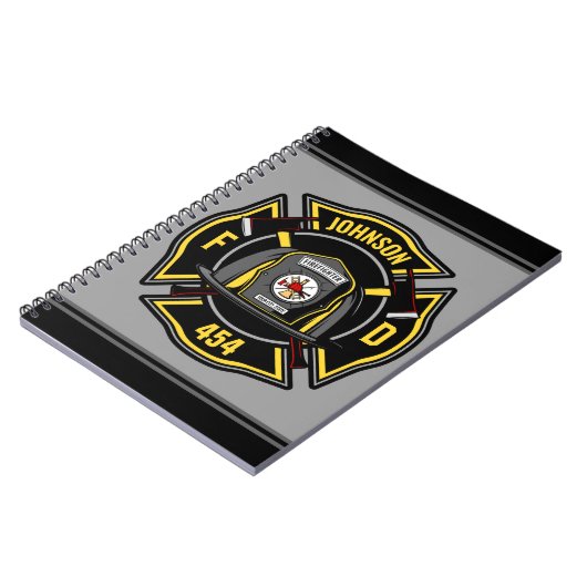 Carnet Pompier AJOUTER LE NOM L'équipe de Secourt du serv (Côté gauche)