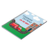 Carnet Pompier et Camion d'incendie avec le petit garçon  (Côté gauche)