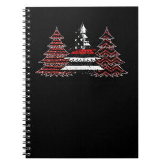 Carnet Pompier pompier USA Drapeau Pins Arbres Pompier