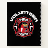 Carnet Pompier volontaire Insigne Moderne (Dos)