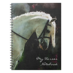 Carnet Poney gris d'exposition