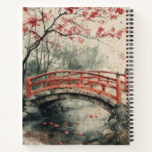 Carnet Pont Cherry Blossom Sumi-E Paysage (2) (Dos)