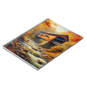 Carnet pont couvert d'automne classique (Côté gauche)