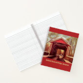 Carnet Pont couvert rouge Ashland dans le Delaware sur Re (Intérieur)