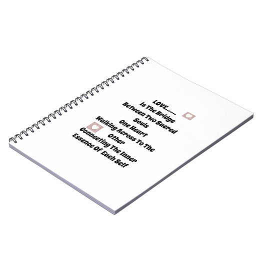 Carnet Pont d'amour (Côté gauche)