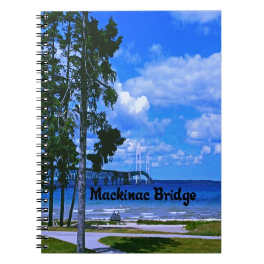 Carnet Pont de Mackinac Michigan (Devant)