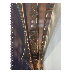 Carnet Pont de Manhattan et horizon de NYC