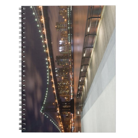 Carnet Pont de Manhattan et horizon de NYC (Devant)
