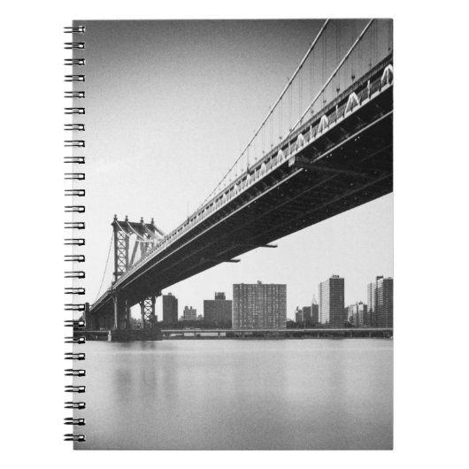 Carnet Pont de Manhattan et horizon, New York, USA (Devant)