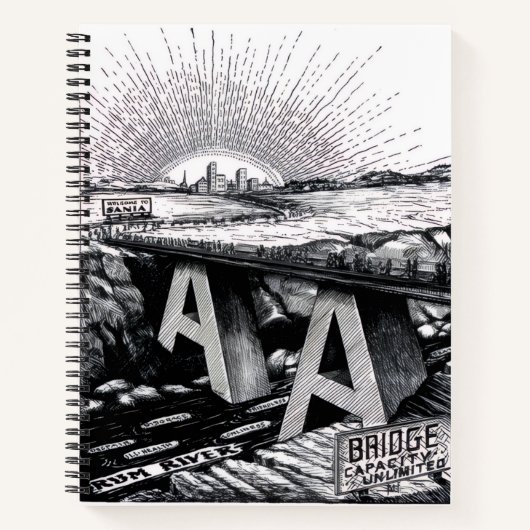 Carnet Pont des AA vers la santé mentale (Devant)