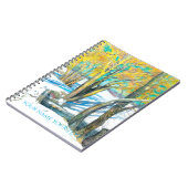 Carnet pont en hiver Peinture Watercol (Côté gauche)