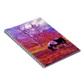 Carnet PONY dans un champ de couleur PLANCHE (Côté Droit)