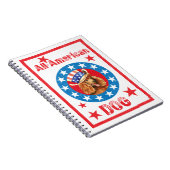 Carnet Poodle patriotique (Côté Droit)