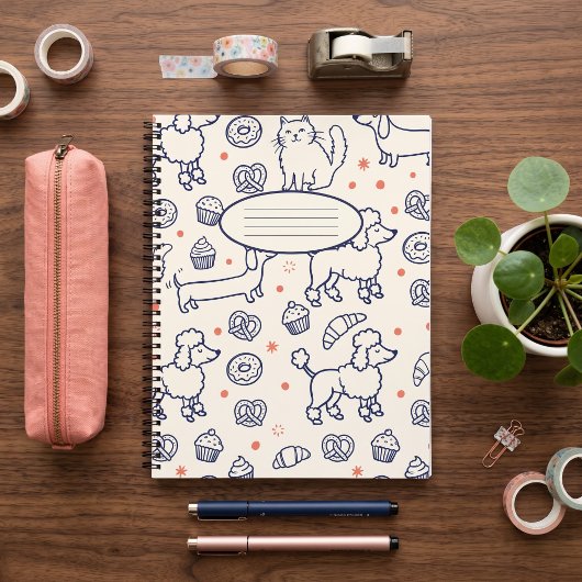 Carnet Poodles Dachshunds & Donuts