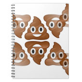 Carnet poop emojis (Devant)