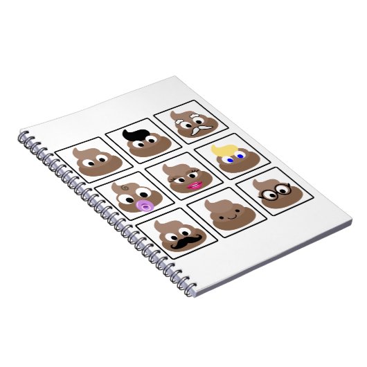 Carnet Poop Many Faces (Côté Droit)