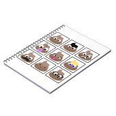 Carnet Poop Many Faces (Côté gauche)