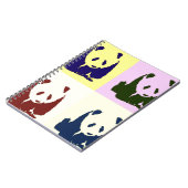 Carnet Pop Art Baby Pandas (Côté gauche)