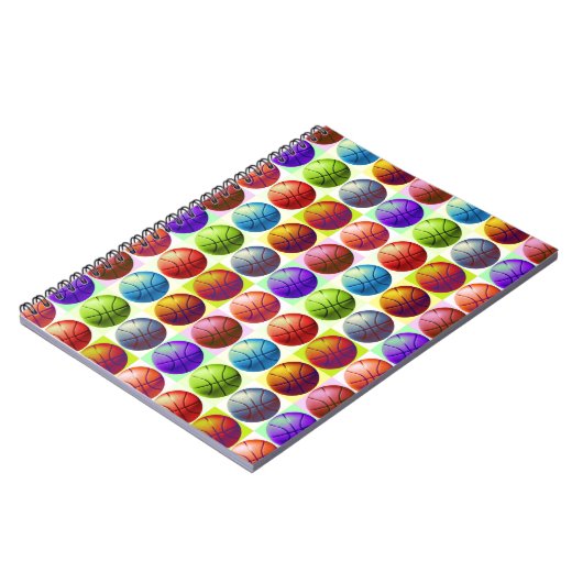 Carnet Pop Art Basket (Côté gauche)