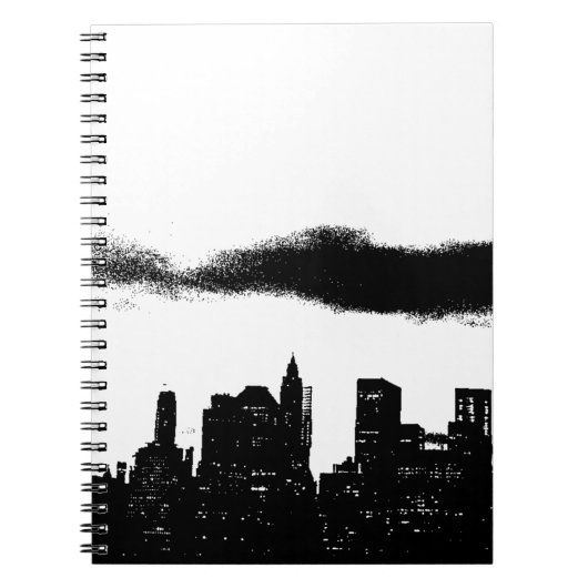 Carnet Pop Art Black White New York City (Devant)