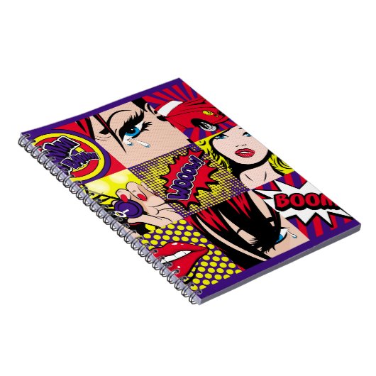 Carnet Pop art Card Illustration art, pop, beau, comique, (Côté Droit)