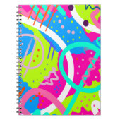 Carnet Pop Art Coloré Funky (Devant)